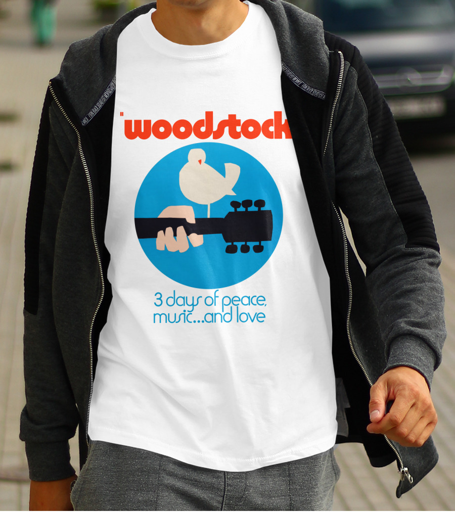 Woodstock 3 Days Of Peace Music And Love T-Shirt