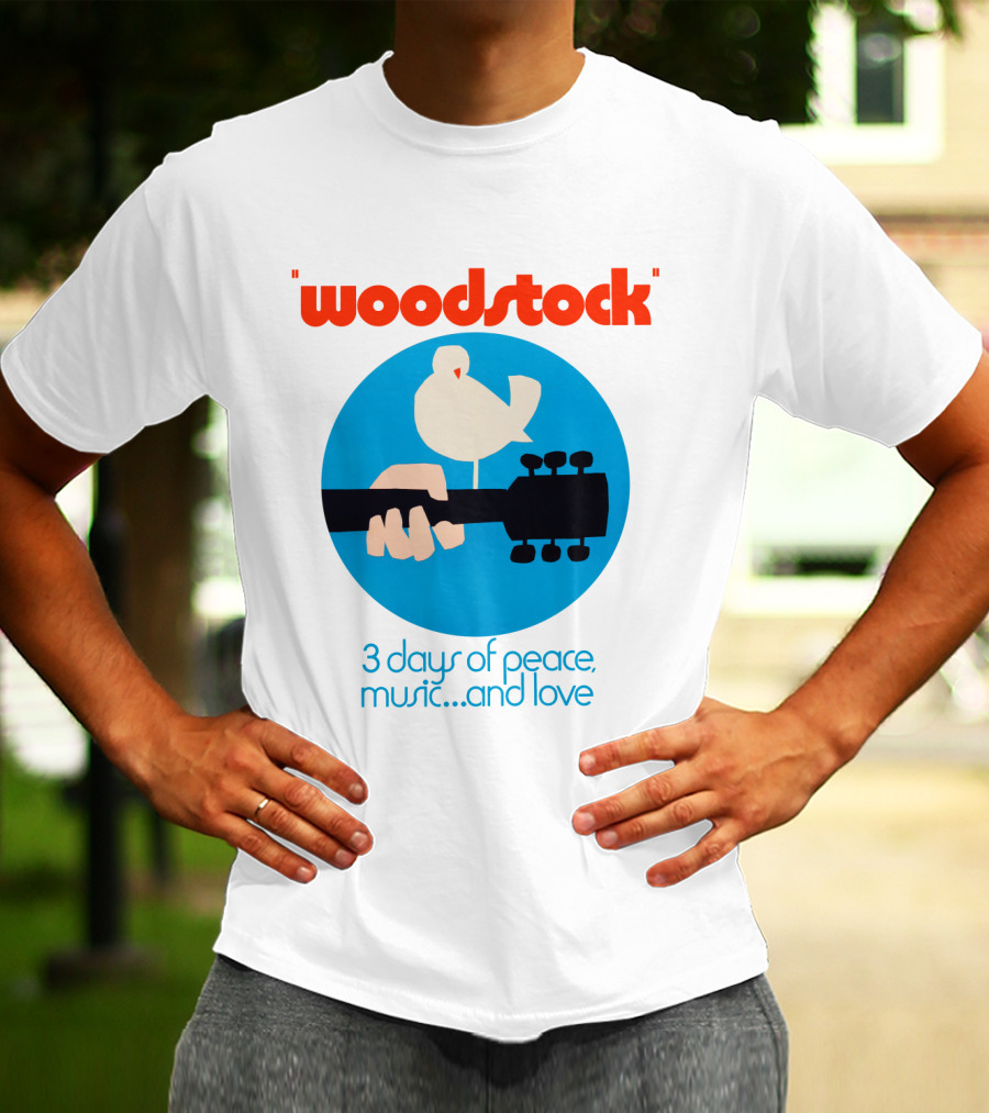 Woodstock 3 Days Of Peace Music And Love T-Shirt