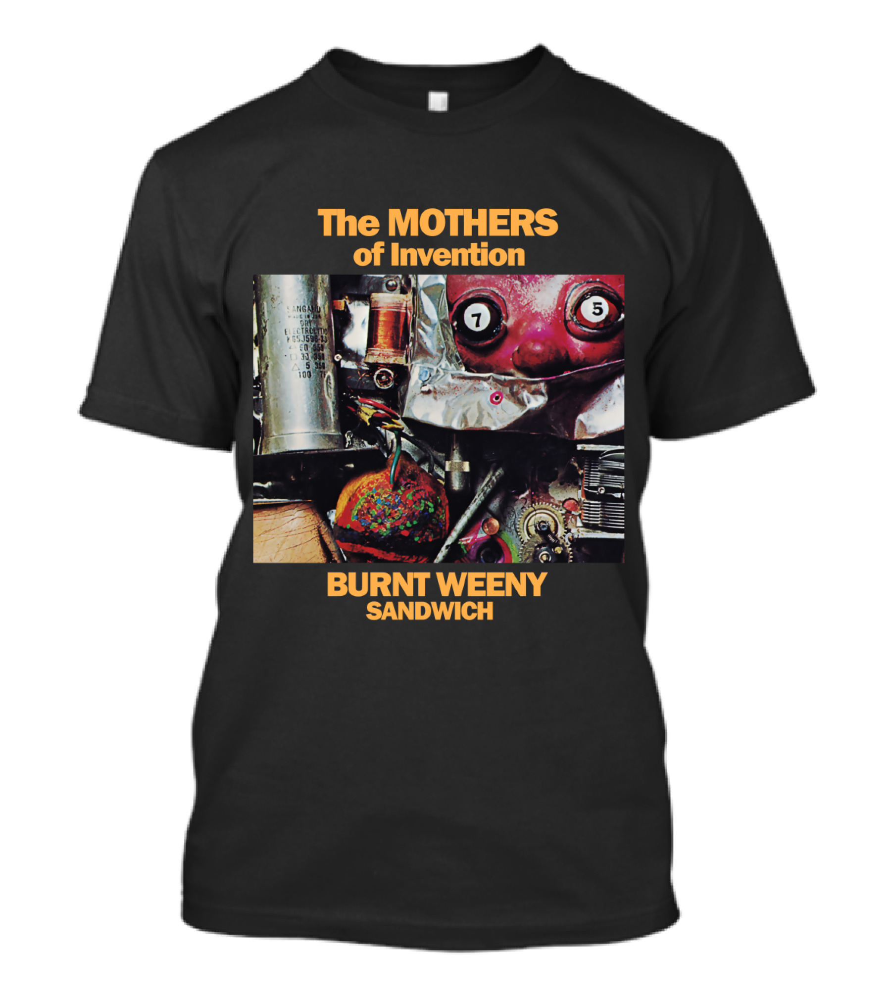 The Mothers Of Invention Burnt Weeny Sandwich Vintage Album Cover T-Shirt