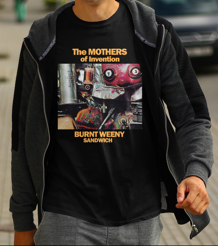 The Mothers Of Invention Burnt Weeny Sandwich Vintage Album Cover T-Shirt