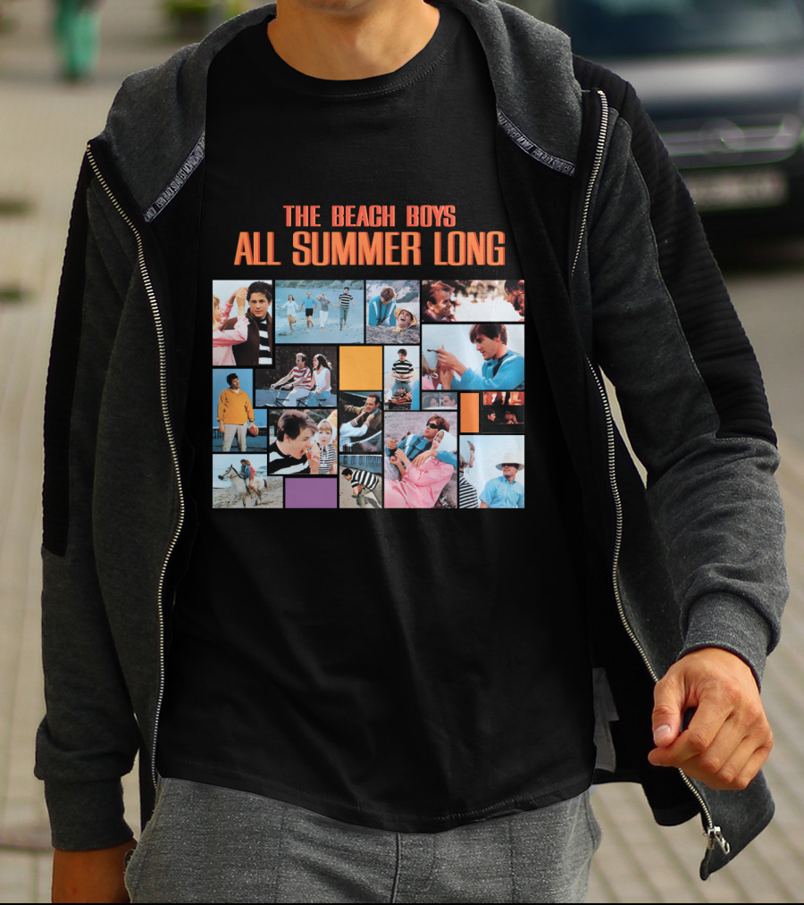 The Beach Boys All Summer Long Collage Vibrant Nostalgic T-Shirt