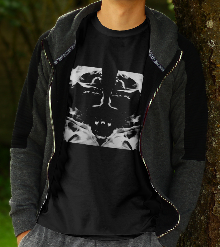 Mth Rorschach Style Monochrome Abstract Faces T-Shirt