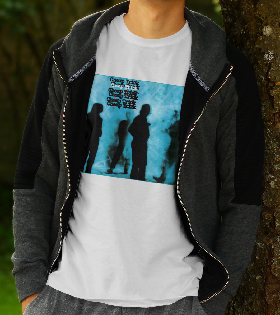 Cheap Trick Silhouettes Blue T-Shirt