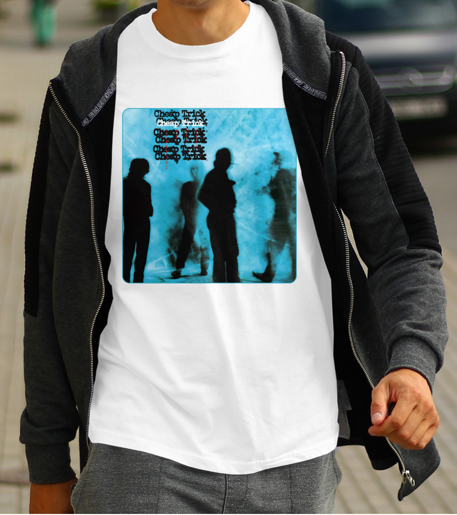 Cheap Trick Silhouettes Blue T-Shirt