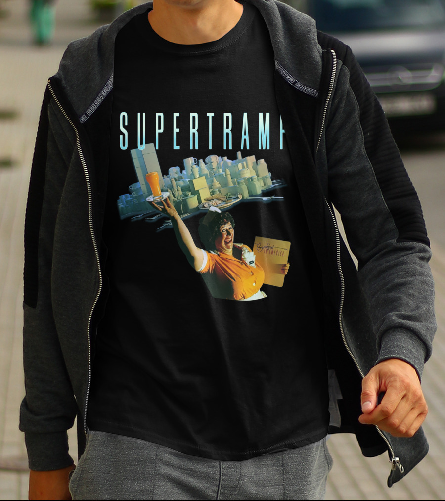 Supertramp Breakfast In America Waitress Album Cover T-Shirt