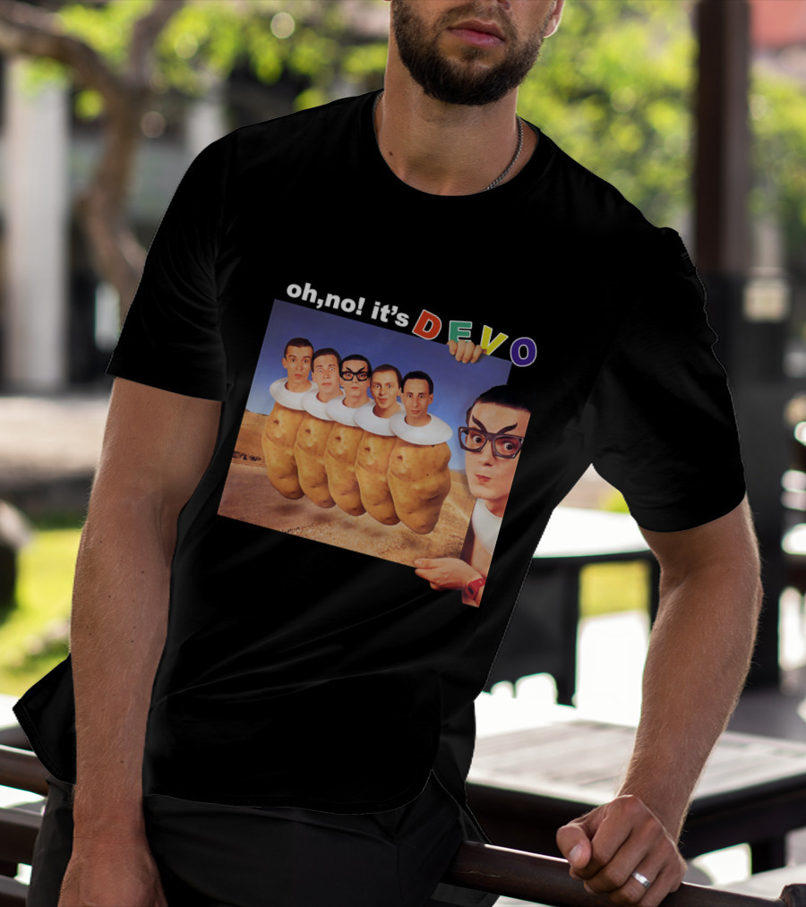 Oh No It's Devo Band Potato Heads T-Shirt