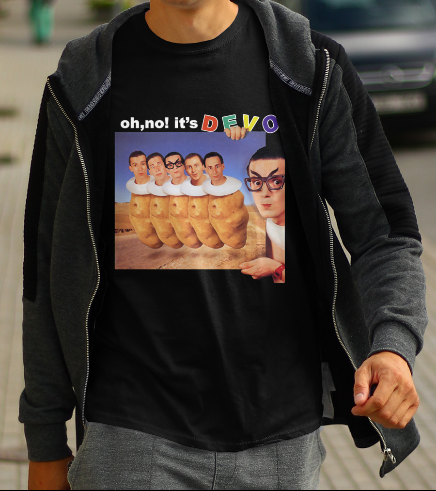 Oh No It's Devo Band Potato Heads T-Shirt