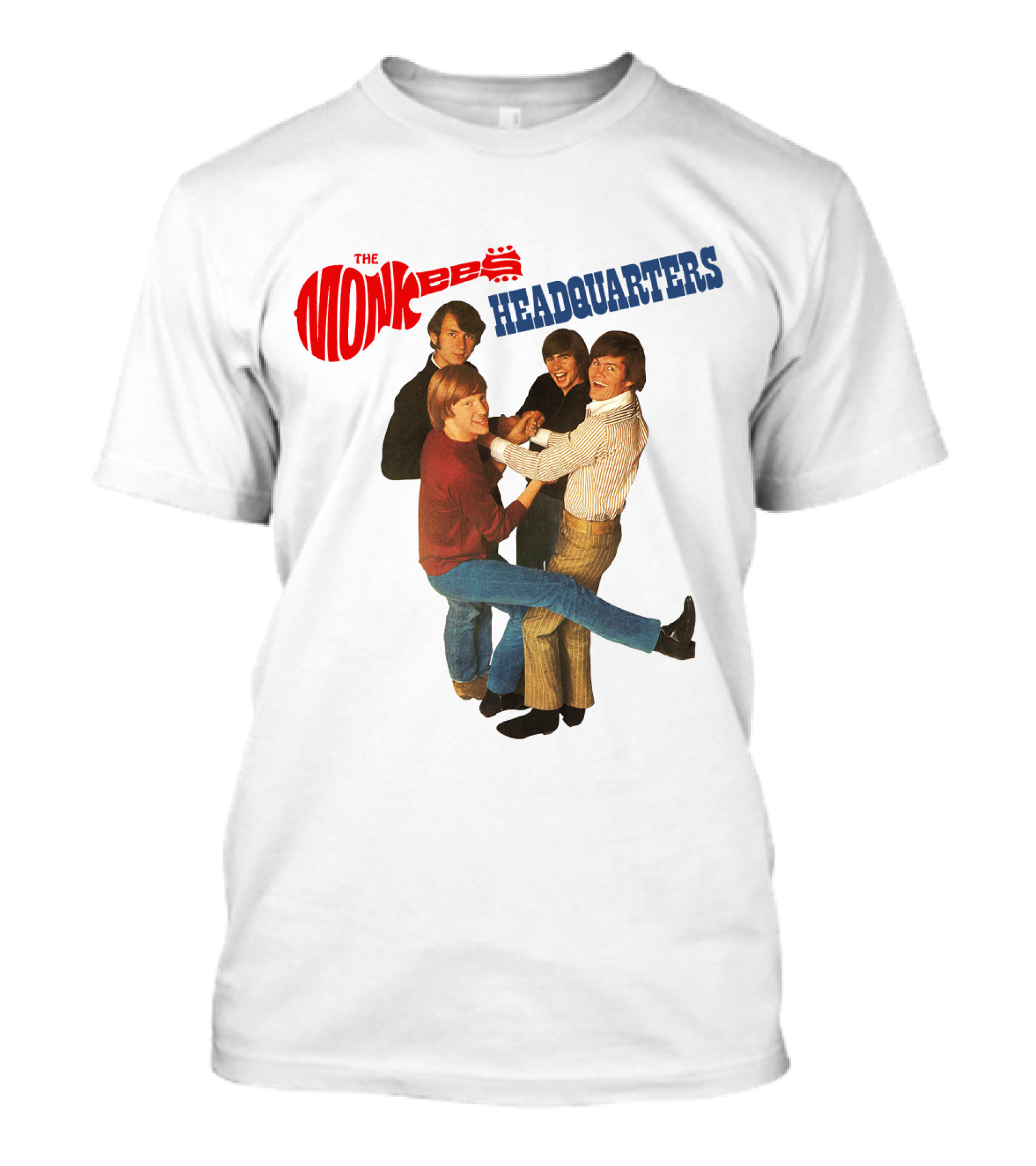 The Monkees Headquarters Album Cover Group Photo T-Shirt