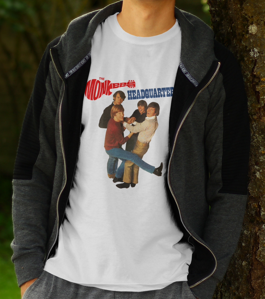 The Monkees Headquarters Album Cover Group Photo T-Shirt