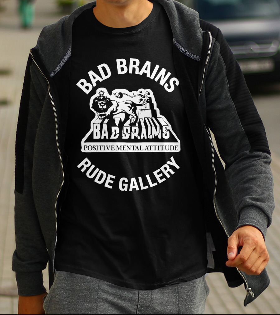 Bad Brains Positive Mental Attitude Rude Gallery T-Shirt