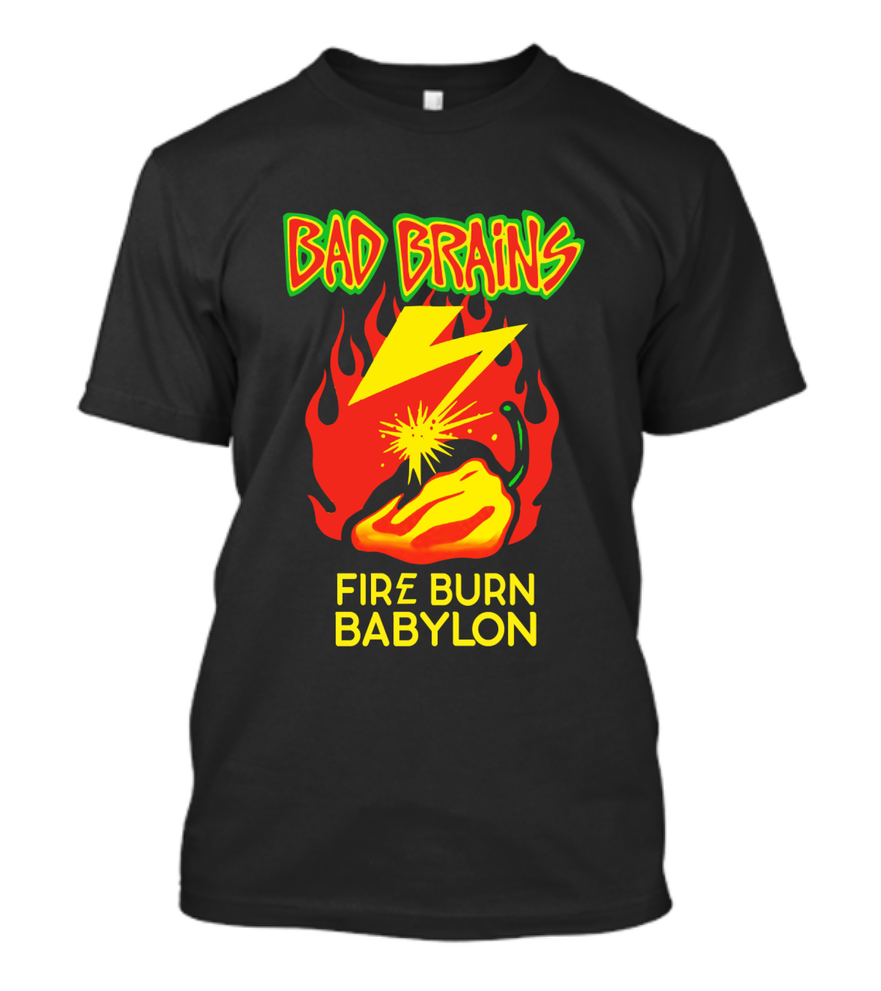 Bad Brains Fire Burn Babylon T-Shirt