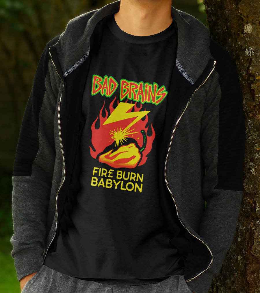 Bad Brains Fire Burn Babylon T-Shirt