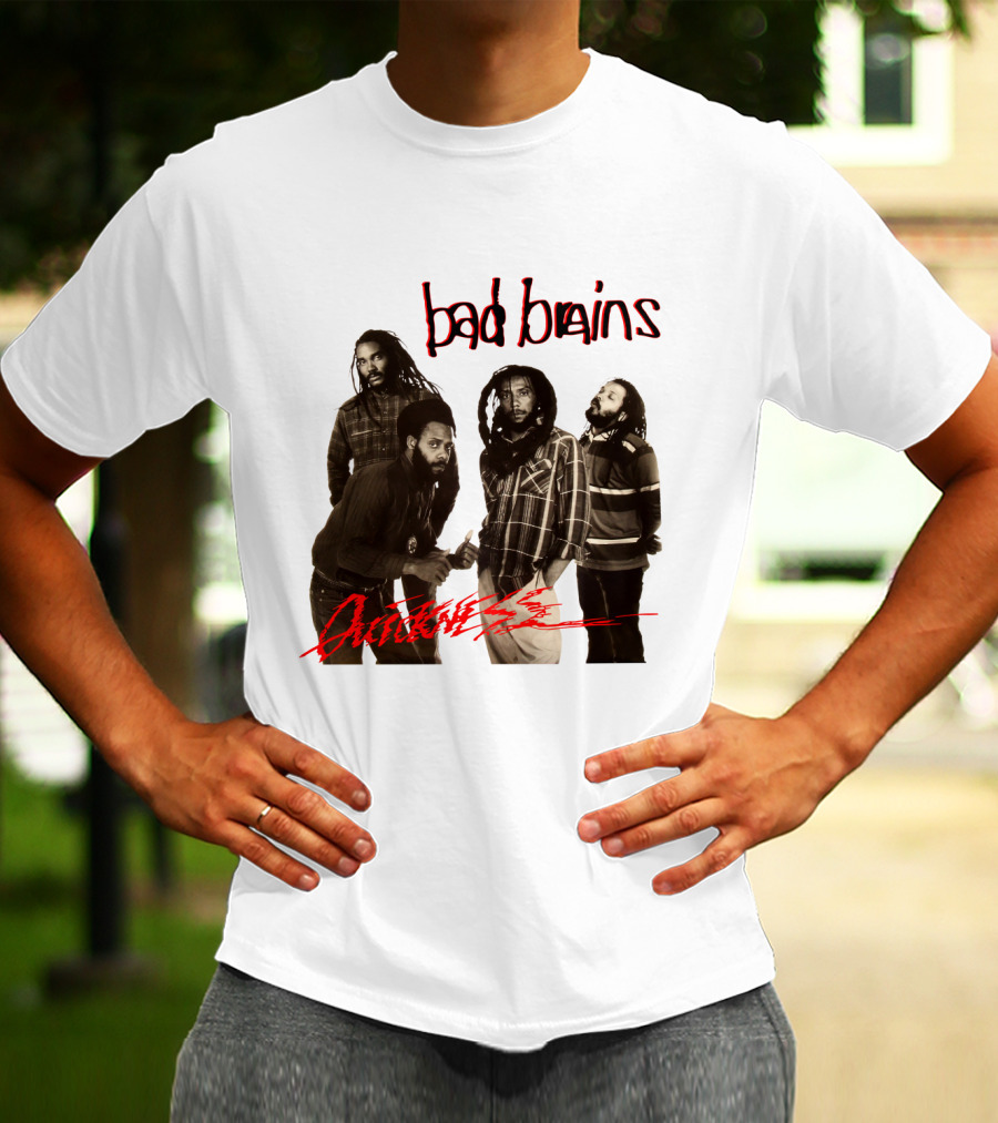 Bad Brains Attitude Vintage Band Photo T-Shirt