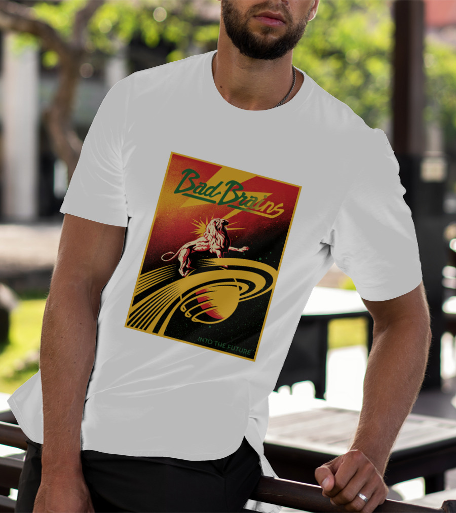 Bad Brains Into The Future Lion And Saturn T-Shirt