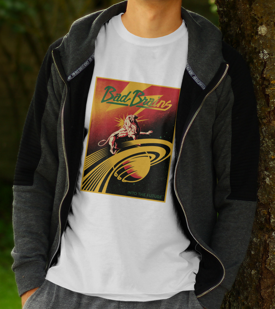 Bad Brains Into The Future Lion And Saturn T-Shirt