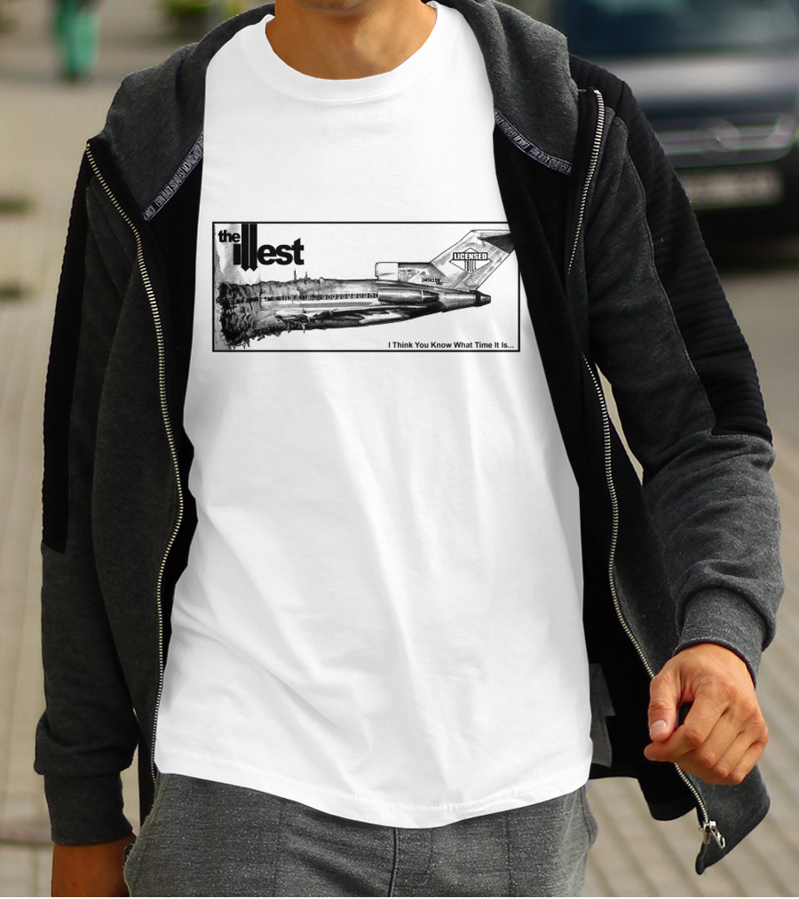 The Illest Airplane Licensed I Think You Know What Time It Is T-Shirt