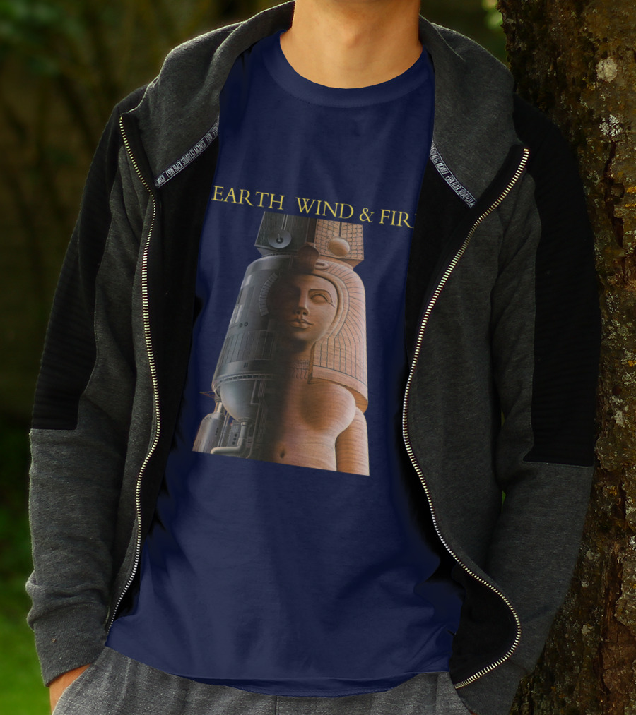Earth Wind & Fire Iconic Futuristic Egyptian Pharaoh T-Shirt