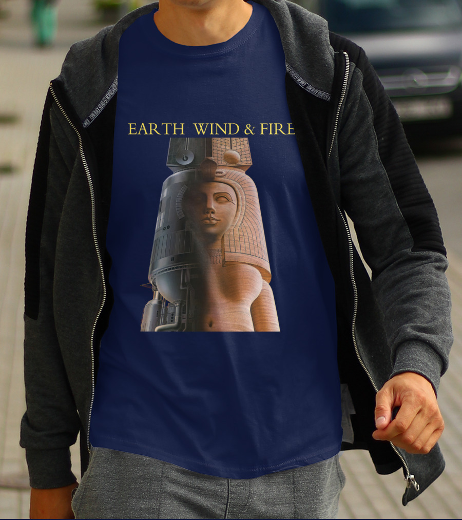 Earth Wind & Fire Iconic Futuristic Egyptian Pharaoh T-Shirt
