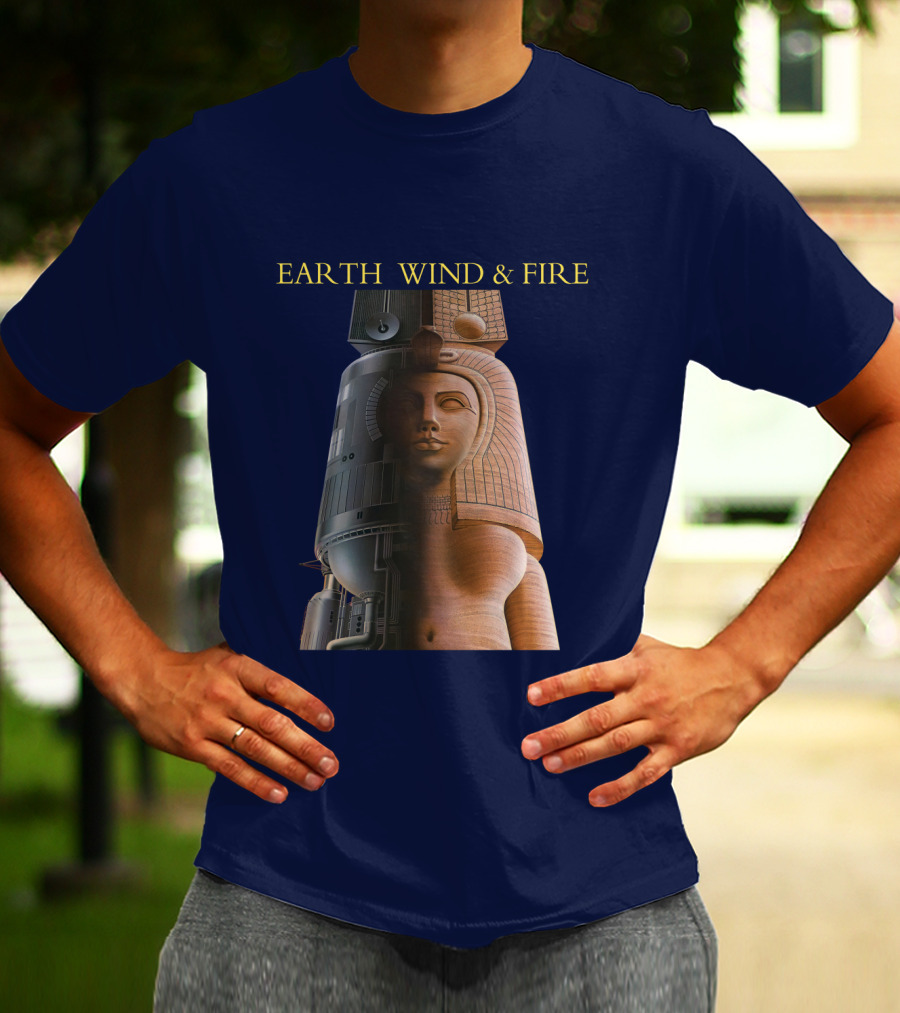Earth Wind & Fire Iconic Futuristic Egyptian Pharaoh T-Shirt