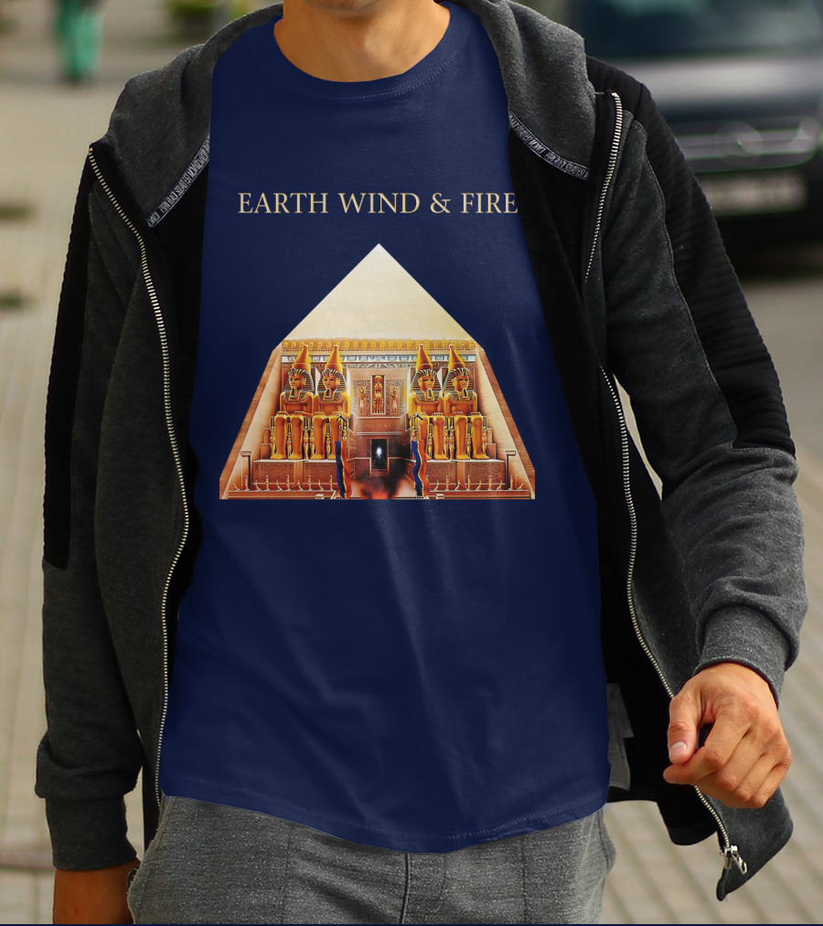 Earth Wind & Fire Pyramid Egyptian Theme T-Shirt
