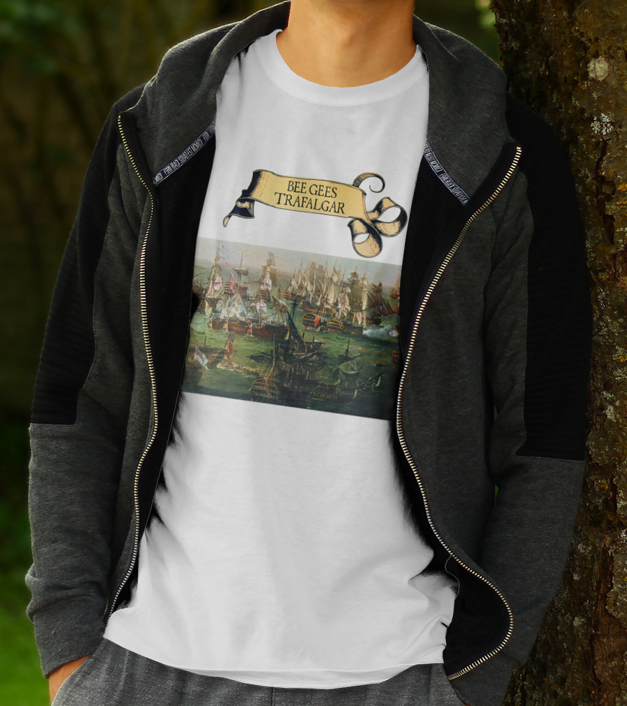Bee Gees Trafalgar Naval Battle Scene T-Shirt