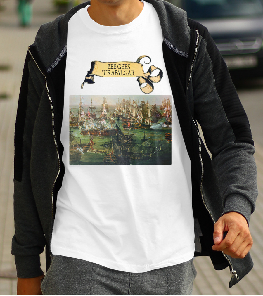 Bee Gees Trafalgar Naval Battle Scene T-Shirt