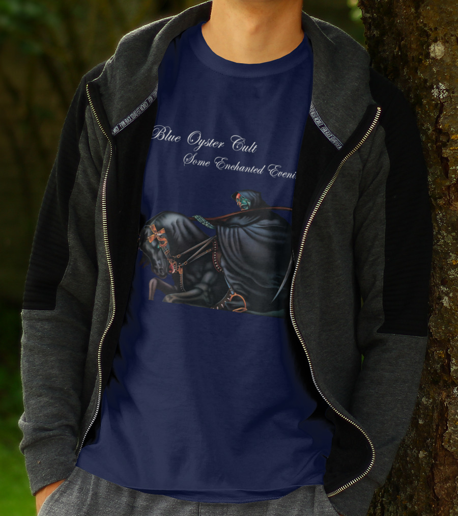 Blue Oyster Cult Some Enchanted Evening Rider With Scythe T-Shirt