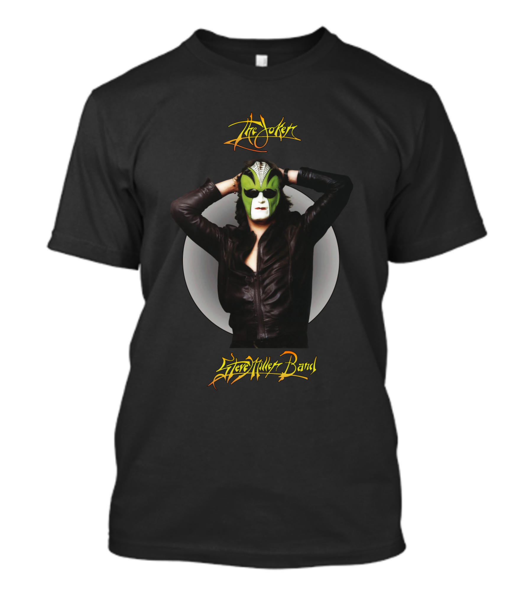 Steve Miller Band The Joker Leather Jacket Green Mask T-Shirt
