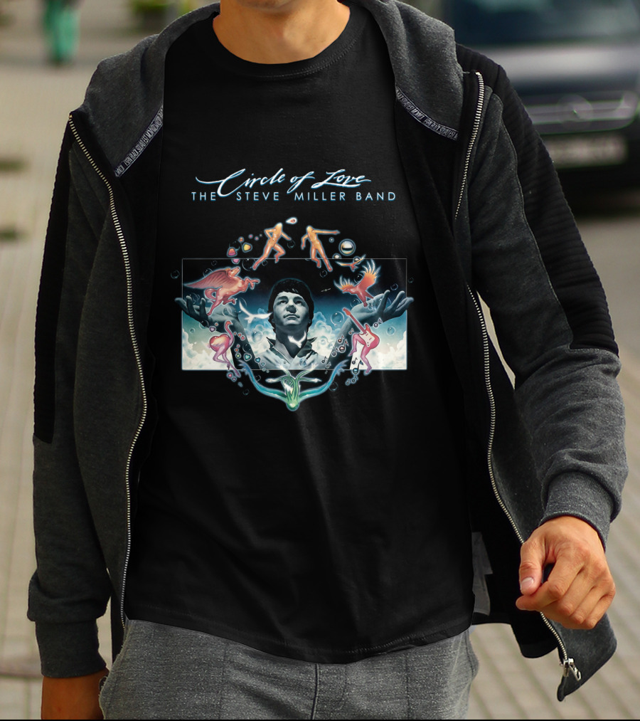 Circle Of Love The Steve Miller Band Album Cover Artwork T-Shirt
