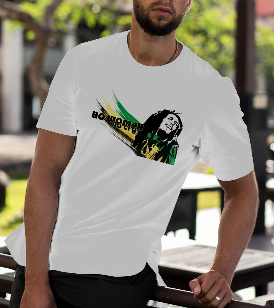No Woman No Cry Rasta Colors T-Shirt