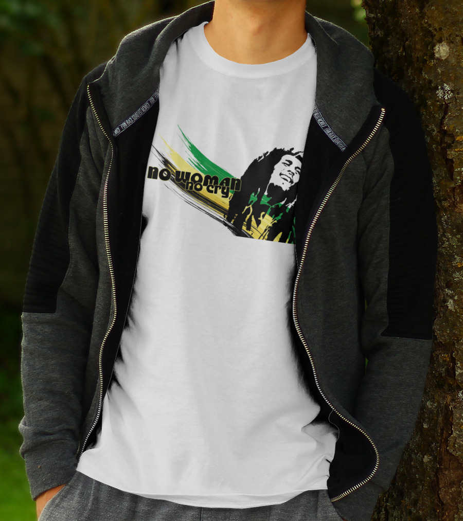 No Woman No Cry Rasta Colors T-Shirt