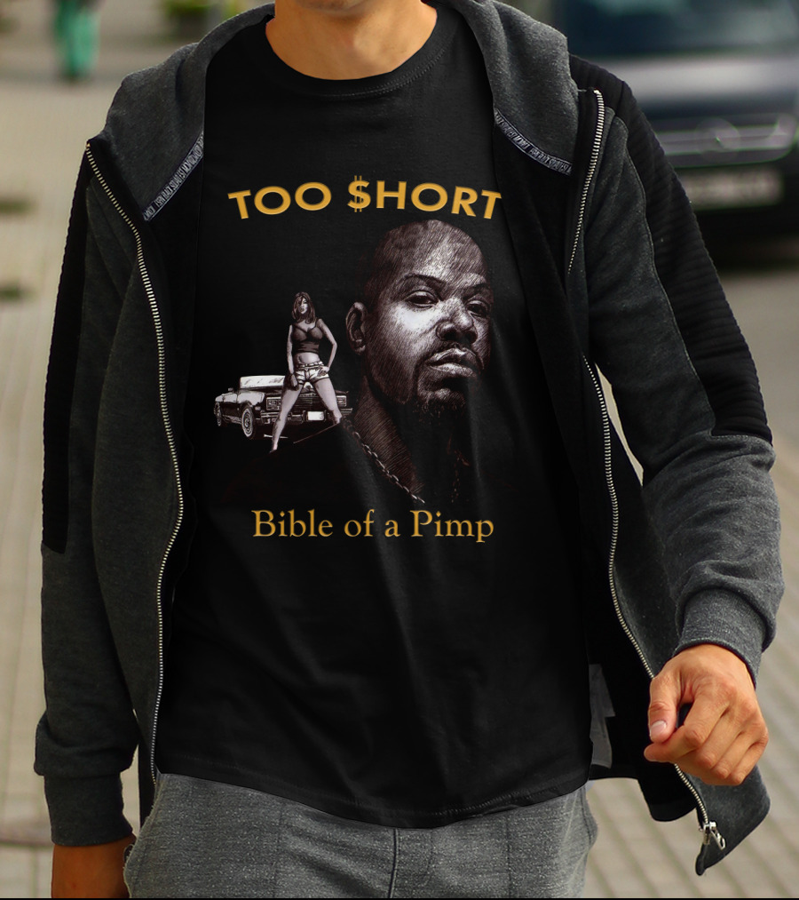 Too $Hort Bible Of A Pimp T-Shirt