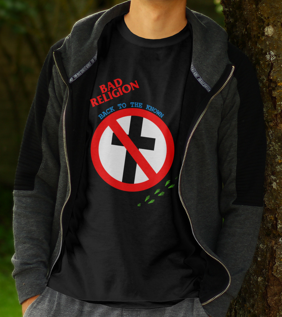 Bad Religion Back To The Known Crossed Out Cross T-Shirt