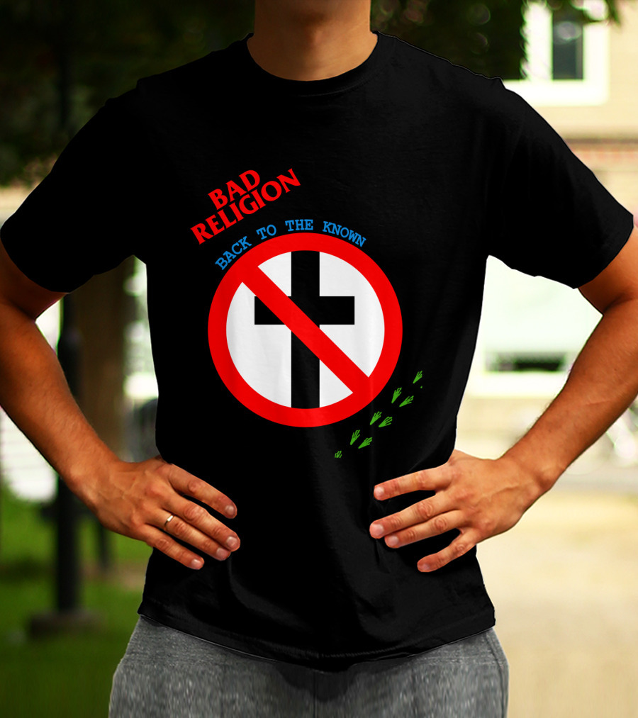 Bad Religion Back To The Known Crossed Out Cross T-Shirt