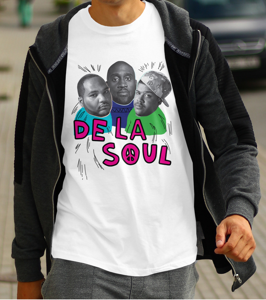 De La Soul Trio Portrait With Peace T-Shirt