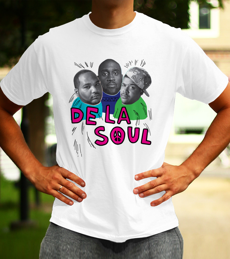 De La Soul Trio Portrait With Peace T-Shirt