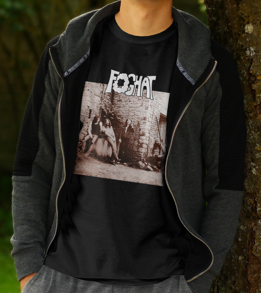 Foghat Band Vintage Wall Background Retro Photo T-Shirt