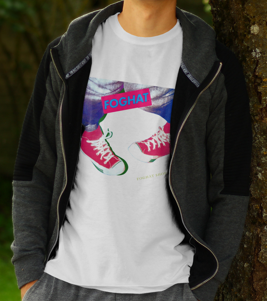 Foghat Shoes Vintage Style Retro Sneakers T-Shirt
