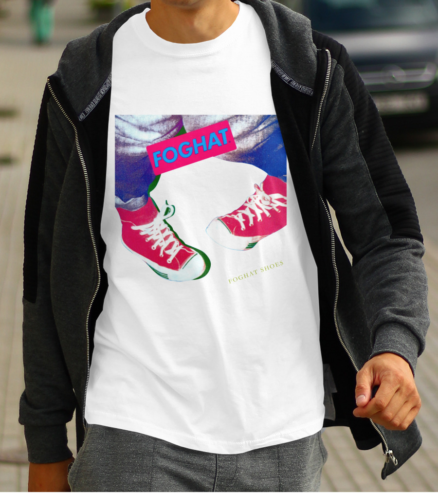Foghat Shoes Vintage Style Retro Sneakers T-Shirt