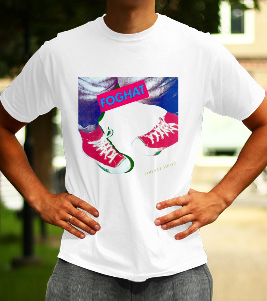 Foghat Shoes Vintage Style Retro Sneakers T-Shirt