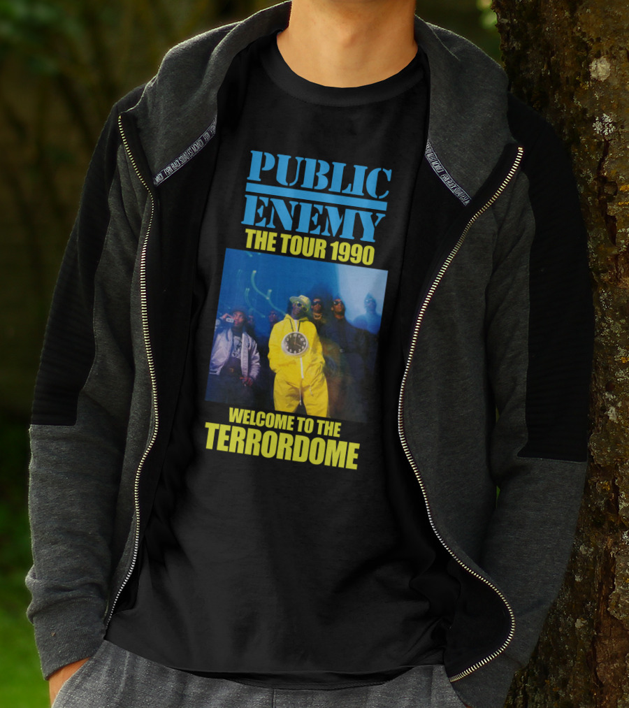 Public Enemy The Tour 1990 Welcome To The Terrordome T-Shirt