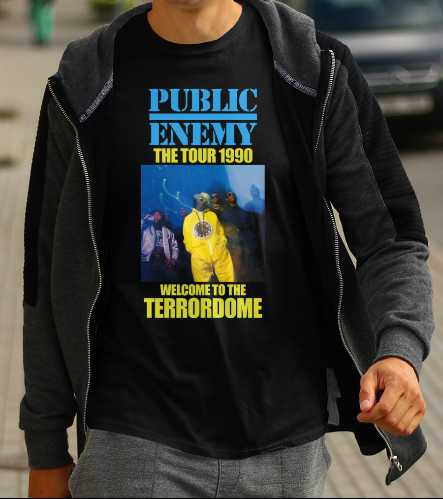 Public Enemy The Tour 1990 Welcome To The Terrordome T-Shirt
