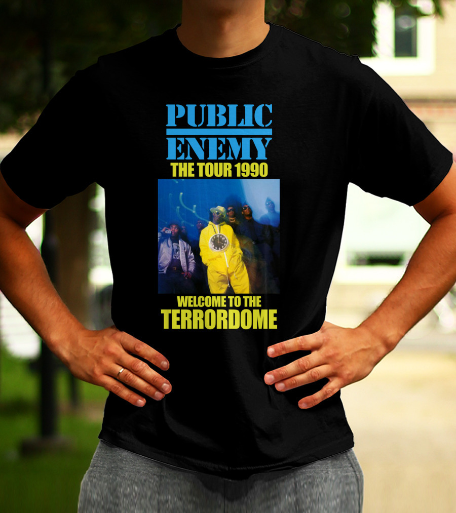 Public Enemy The Tour 1990 Welcome To The Terrordome T-Shirt