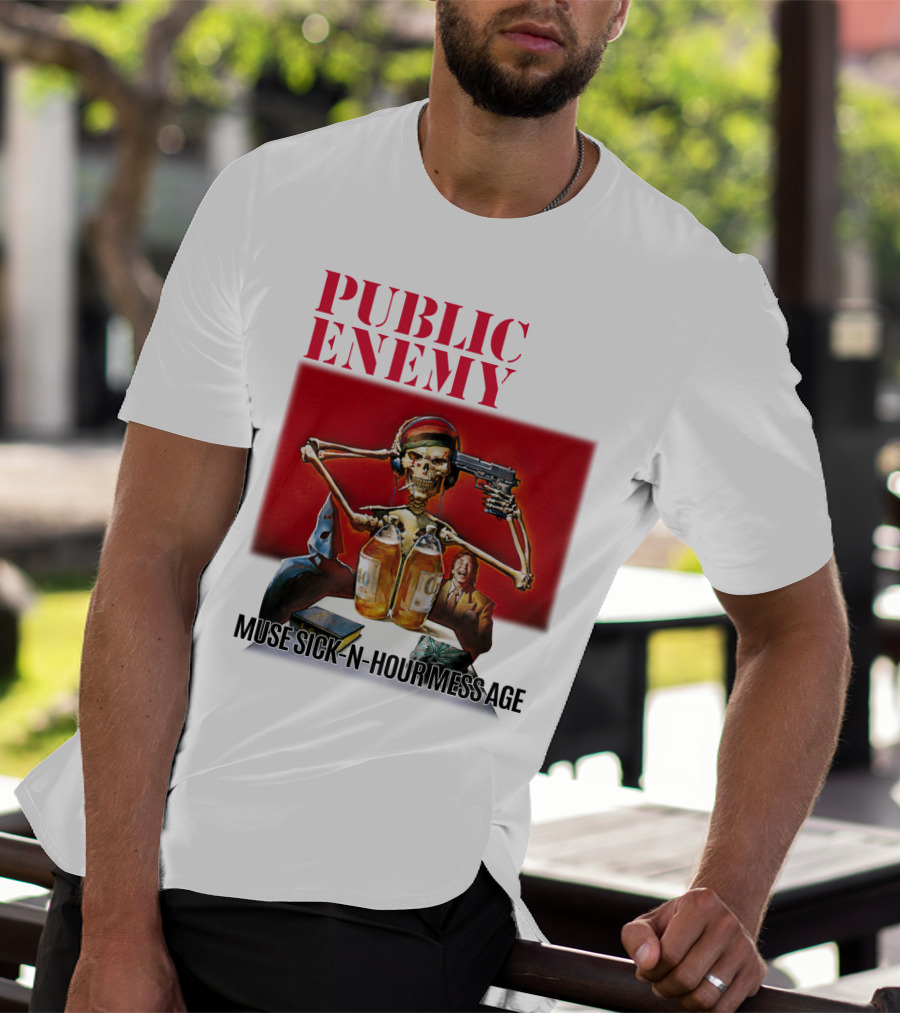 Public Enemy Muse Sick-N-Hour Mess Age T-Shirt