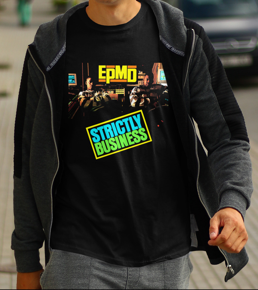 Epmd Strictly Business Album Cover With Studio T-Shirt