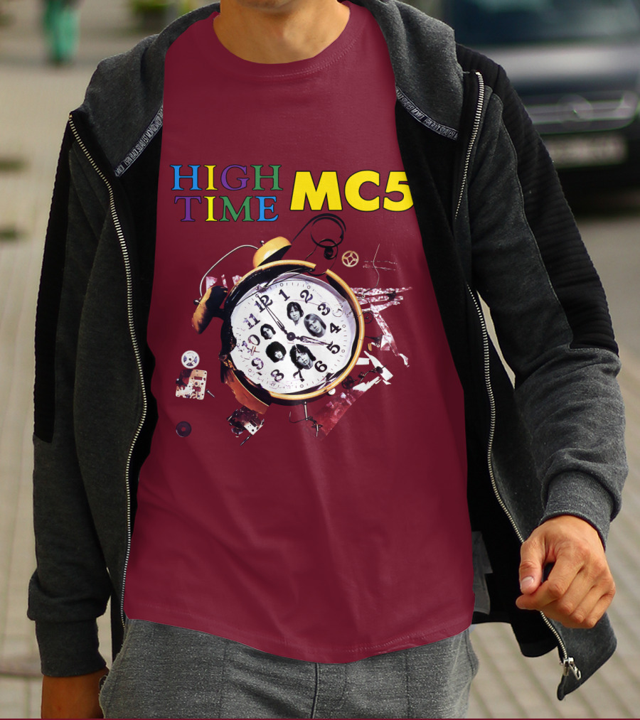 High Time Mc5 Clock T-Shirt