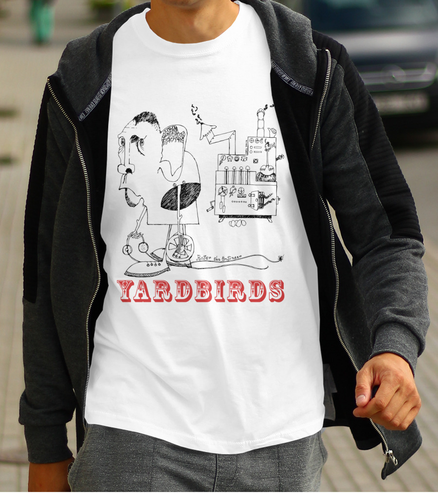 Yardbirds Roger The Engineer Drawing T-Shirt