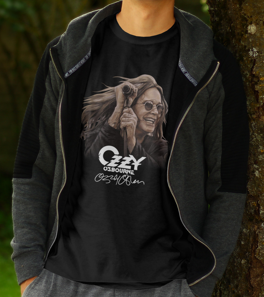 Ozzy Osbourne 20 Portrait With Signature T-Shirt