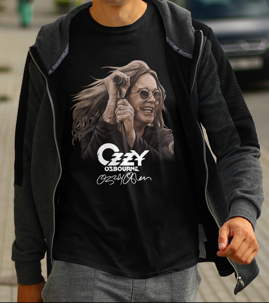 Ozzy Osbourne 20 Portrait With Signature T-Shirt