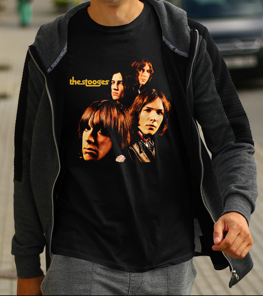 The Stooges Band Members Portrait T-Shirt